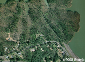 aerial view allatoona pass