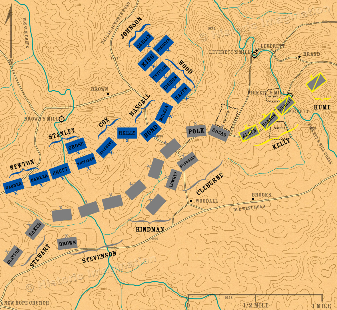 picketts mill 12:30 PM
