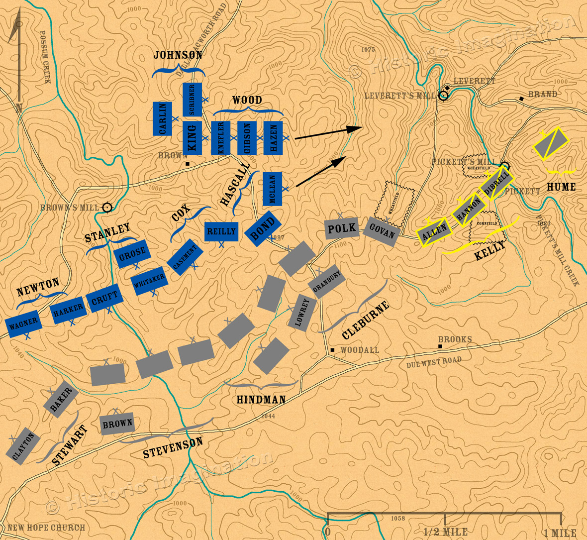 picketts mill 2:00 PM
