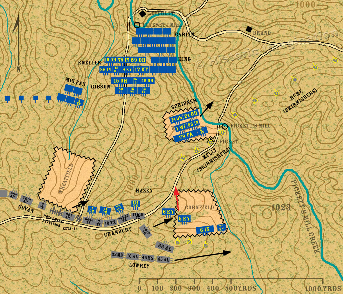 picketts mill 5:30 PM